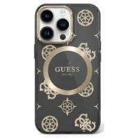 Carcasa Guess Magsafe IML Peony Iphone 14 Pro Negro/Oro - details 0