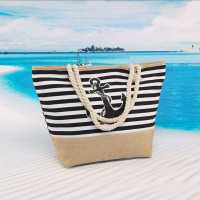 Bolsa Multi-uso Impermeable con cremallera. Rayas (mod. 51643 - 54x37x16.5cm), Lisa (mod.50738 - 58x37x17), Estampado (mod.50753 - 53x40x15), Estampado Brillo (mod. 5163), Corcho Estampado (mod. 51633), Nevera de Playa (mod. 50685 - 31x23x23) - details 2