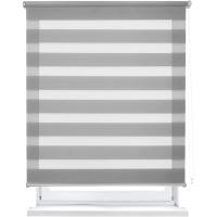 ARISESHOP-Estor Enrollable de Doble Capa Noche y Día,  Tejido, Fácil de Instalar  para Ventanas y Puertas, Proteccion Solar, Stores Noche y día - details 0