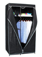 Armario Tela 160x70x45cm Closet Organizador Plegable para Ropa Armario Tela Plegable Ropero Resistente al Polvo - details 4