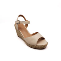 calzados soraia, sandalia cuña con plataforma, sandalia de yute, sandalia crochet. - details 1