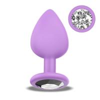 AFTERDARK SPARKLY PLUG ANAL SILICONA TALLA S LILAC JUGUETES SEXUALES - details 1