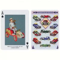 Piatnik Baraja de poker de 55 cartas Coches de juguete Vintage Catálogo 100 años de historia Juego mesa Jugar Adultos Colección Coleccionable Poquer - details 2