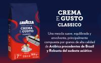 Lavazza, Crema e Gusto Classico, Café en Grano, Ideal para Cafetera de Grano, Cafetera Italiana, Cafetera de Filtro y Cafetera de Prensa, de Filtro y Francesa, con Notas Aromáticas de Especias, Arábica y Robusta, Intensidad 7, Tueste Oscuro, 1 kg - details 1