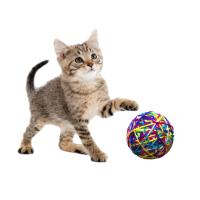 COTTECOTA-Pelota para gato Diametro 10 cm Bola Hilos Gato Juguete para mascota Juguete para gato Hilo de Lana Gato Gato Juguete para Gatos Interactivos Coloridas Bolas Mordeduras Resistentes a Mordida Juguetes De Mascar Gatito Entrenamiento Ref.11294 - details 0