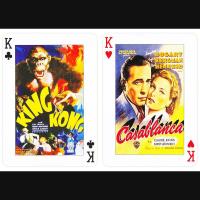 Piatnik Baraja de poker de 54 cartas Carteles de cine clásico Películas Actores Actrices Drácula Casablanca Fred Astarie Ginger Rogers John Wayne Bogart Marilyn Monroe Juego mesa Jugar Adultos Colección Coleccionable Poquer - details 5