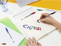 Boli BIC Cristal Bolígrafos, Original, Óptimo para material escolar, Azul, Negro, Rojo, Verde, Punta Media (1,0mm), Material Oficina y Papelaria. - details 0
