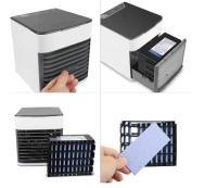 Mini aire acondicionado, humidificador, ventilador de refrigeración, luz de 7 colores, USB, portátil, 3 engranajes CON AGUA - details 0