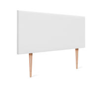 DHOME Cabecero de Lino Natural Liso Cabezal Tapizado Cama Dormitorio Moderno Top Trending (Blanco Lino) - details 5