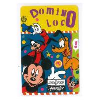 Fournier Baraja infantil de 33 cartas Dominó loco Original del año 1995 Juega con los personajes clásicos de Disney: Minnie mouse, Mickey mouse, el pato Donald, Goofy, Daisy y Pluto Instrucciones en español Serie nostalgia Vintage Retro - details 3