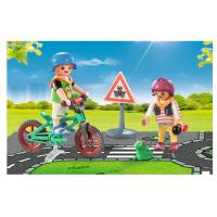 Playmobil educación vial con señales de tráfico y curso de bicicletas (71332) City Life - details 2