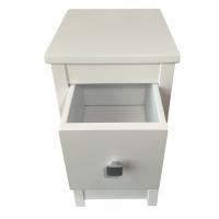 Maxia Market - Mueble Auxiliar Cajonera Estrecha de Madera de Pino Natural Color Blanco - details 4