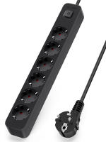 Aigostar Regleta Enchufes, Alargador Enchufe de 6 Enchufes con Interruptor GE0601 - details 1