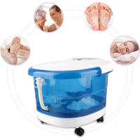 Masajeador De Pies De Spa Con Calor, Burbujas, Vibración, Spa De Pedicura Con Control De Temperatura, Exfoliante Pies, Calienta Pies, Hidromasaje Para Pies - details 0