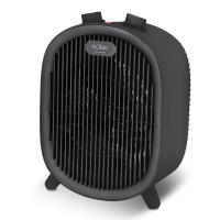 Solac - Calefactor eléctrico, 2000W con 2 intensidades. Calentador, emisor térmico. Función sólo ventilador. Tiene protector térmico y Termostato. Mini estufa eléctrica de Aire caliente en color Negro - details 1