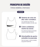 FREES COPES Sujetador Deportivo Mujer Sexy Cómodo Transpirable Alta Calidad - details 1