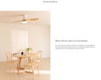 Create - Ventilador de Techo Silencioso con Motor DC y Luz Regulable LED - Ø132 Cm - WIND PROP - details 1