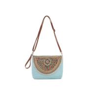S&LE CHIC - Bolso de Diseño Crochet Paja para Mujer, Gran Capacidad, Ideal para Vacaciones - details 3