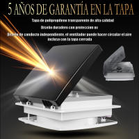 Ostark Ventilador de ventilación de Autocaravana, ECE R10 Claraboya Caravana, Ventilador de techo con luz para autocaravana de 12V con sensor de lluvia, Protección contra la lluvia para caravana - details 7