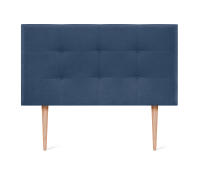 DHOME Cabecero Capitone Tapizado Polipiel o Tela Acualine con 8cm de Grosor Cabezales de Cama Acolchado Capitoné Cabeceros de Cama (Azul Tela) - details 8
