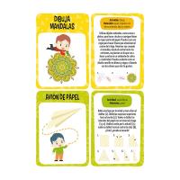 Naipecoleccion Susaeta ediciones Baraja de 52 cartas con actividades y juegos para desarrollar tu creatividad tu inteligencia tu cerebro o para viajar Viaje Juegos cotoso y largos Desarrollar ingenio Divertidos No aburrirse Educativo - details 3