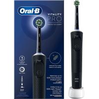 Cepillo eléctrico dientes Oral-B Vitality PRO, cepillo dental oscilante, recargable, 3 Modos Limpieza: Limpieza diaria, Sensible y Sensible Plus, temporizador 2 min, adulto, color negro y morado - details 0