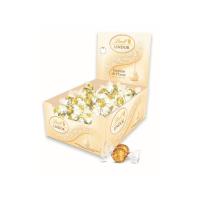 Lindt Lindor a Granel - Cajas de 500g o 2 Kg - Lindor white, Lindor Negro, Leche, Pistacho, Avellana, Caramelo...Bombones esféricos de chocolate blanco con un exterior ligeramente crujiente y un relleno cremoso. Cada unidad va envuelta individualmente. - details 5