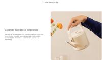 CREATE - Hervidor de agua, Tetera Eléctrica con Capacidad de  500 ml, Control de temperatura táctil  - HATTORI STUDIO - details 0