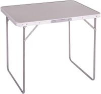 GREATOOL Mesa de Camping Plegable de Acero 80x60x70cm, madera MDF, estructura de acero - details 2