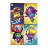 Fournier Baraja infantil de 40 cartas Universe videojuego de Disney Universo Formar cuartetos o familias con sus personajes A partir de 6 años De 2 a 6 jugadores Instrucciones en español, italiano, francés, inglés y alemán - details 3