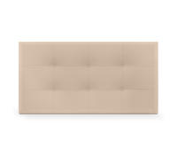 DHOME Cabecero Capitone Tapizado Polipiel o Tela Acualine con 8cm de Grosor Cabezales de Cama Acolchado Capitoné Cabeceros de Cama (Beige Polipiel) - details 3
