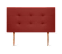 DHOME Cabecero Capitone Tapizado Polipiel o Tela Acualine con 8cm de Grosor Cabezales de Cama Acolchado Capitoné Cabeceros de Cama (Rojo Polipiel) - details 8