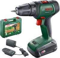 Bosch Home and Garden UniversalDrill - taladro y atornillador a batería, 18 V (1 batería, sistema de 18 V, en maletín) - details 0
