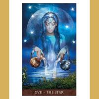 Naipecoleccion Lo Scarabeo Tarot de 78 cartas Arcanum Ilustraciones de Renata Lechner Arte digital Fantasía 22 arcanos mayores y 56 menores Estuche de lujo Instrucciones en inglés, italiano, español, francés y ruso Adultos Cartas adivinatorias Esotérico - details 4