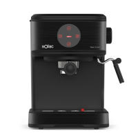 Solac - Cafetera espresso Taste Control. Monodosis o molido. 20 bar de presión, sistema Double Cream. Cappuccino. Parada automática. Hace 1 o 2 cafés. Incluye vaporizador de leche en acero inox y pantalla táctil - details 0