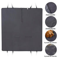 SMELL & SMILE  Funda para Mascotas Coche Protector para Mascotas para Asiento de Coche Funda Coche Universal para Perros 127x129cm - details 3