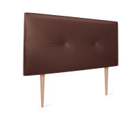 DHOME Cabecero de Polipiel o Tela AQUALINE Pro cabeceros Cabezal tapizado Cama Lujo (Chocolate Polipiel) - details 6