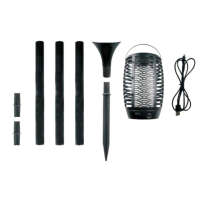Farol Antorcha Solar Led Modelo Ondas Efecto Llama de Fuego F BRIGHT - details 2