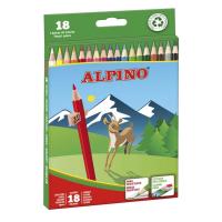 Alpino Lápices de Colores 18 Unidades | Lápices de Colores para Niños | Dibuja y Colorea con Colores Vivos y Brillantes | Material Escolar | Estuche Lápices de Colores - details 0