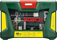 Bosch Maletín de 48 V-Line unidades para taladrar y atornillar (con barra imantada, para madera, piedra y metal, Accesorios herramientas de perforación y atornillado) - details 2