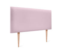 DHOME Cabecero de Polipiel o Tela AQUALINE Liso Cabeceros Cabezal Tapizado Cama Lujo (Rosa Polipiel) - details 5