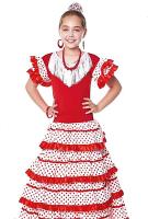 Vestido Sevillanas Niña Mujer, Vestido De Baile Flamenco Español Tradicional Para Niña, Traje Flamenca Feria Abril Sevilla Actuaciones Baile Regalo Navidad - details 2