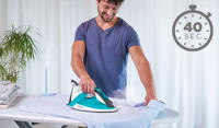 Polti Vaporella Quick & Comfort QC120 Plancha con suela de acero inoxidable, empuñadura con almohadilla Soft Touch, 2200 W, golpe de vapor 180 g - details 8