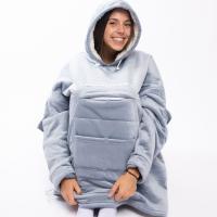 Flamingueo Batamanta Sudadera Manta Manta con Mangas y Capucha Mantas para Sofa Manta Polar Batamanta Hombre Manta Sofa Invierno Regalos Originales para Mujer Bata Manta Unisex - details 1