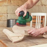 Bosch lijadora a batería UniversalSander 18V-10 (sin batería; sistema de 18 voltios; para bricolaje en madera; con 32 papeles de lija; en embalaje de cartón) - details 2