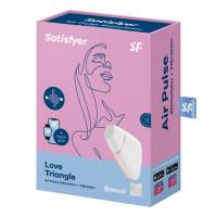 SATISFYER MODELO LOVE TRIANGLE SUCCIONADOR Y VIBRADOR APP CONTROL COLOR BLANCO JUGUETES SEXUALES - details 1