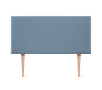 DHOME Cabecero de Lino Natural Liso Cabezal Tapizado Cama Dormitorio Moderno Top Trending (Azul Lino) - details 7