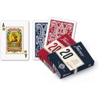 Fournier Pack 2 barajas de poker español Número 20 de 55 cartas cada una Total 110 cartas Para jugar al rabino ramundino remigio 55 cartas con 3 comodines incluidos Calidad casino Reverso rojo o azul - details 5