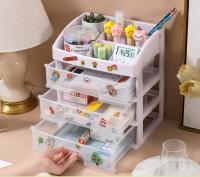 Organizador de Escritorio para Cosméticos, Caja de Almacenamiento con Gran Capacidad para Maquillajes, Esmaltes de Uñas y Joyería ,Organizador para Maquillaje con cajon 2-4 plantas - details 6