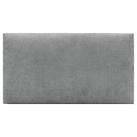 DHOME Cabecero de Polipiel o Tela AQUALINE Liso Cabeceros Cabezal Tapizado Cama Lujo (Gris Tela) - details 2